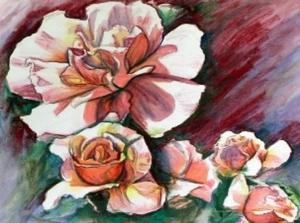 Watercolour Pencil Rose