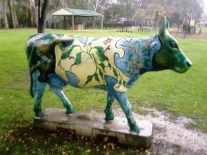World Peace, MOOOving Art Cow, Murchison.